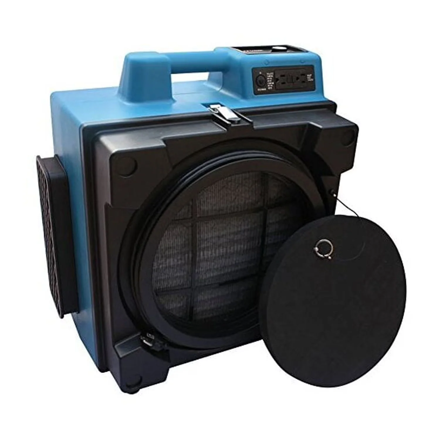 Durable Air Purifier with Variable Speed, 3 Stage Filtration HEPA System Scrubber - Blue Model BE731A