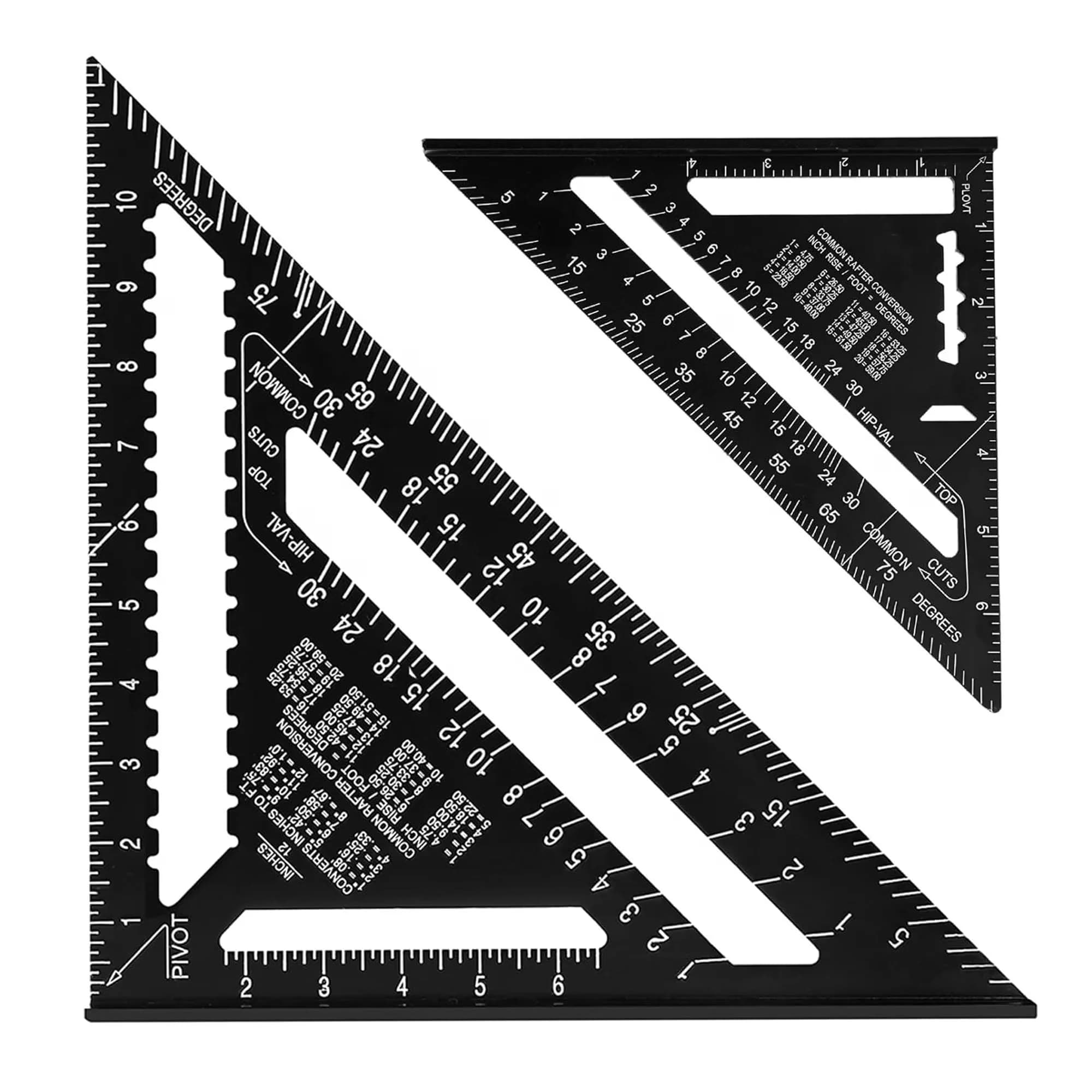 Efficient Measuring Layout with Durable - Alloy Metal Black 12 Inch - Commercial Quality Model 40816A