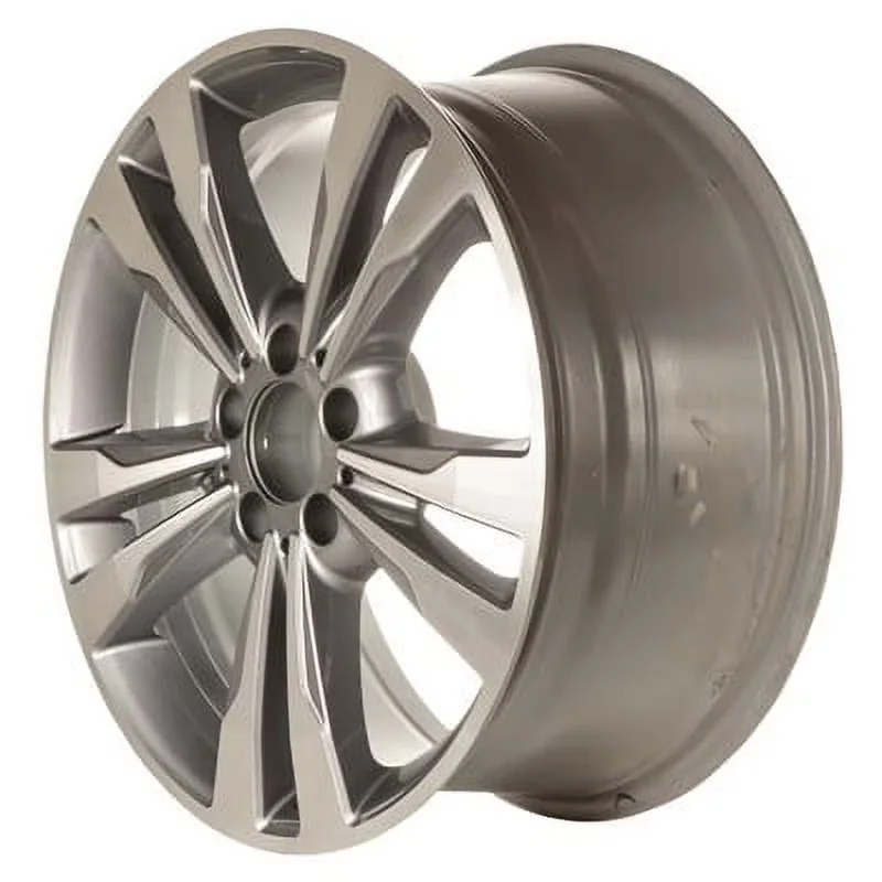 Durable Wheels And Rim with Meets All Federal Motor Safety Standards, No Modifications Needed for Installation - Silver Aluminum Model E4DB42
