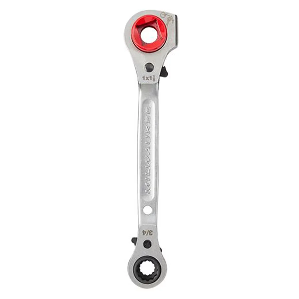 Premium Hand Tool with Lanyard hole, Most durable ratchet, Lineman�s 5in1 Ratcheting Wrench - Black Model E64231