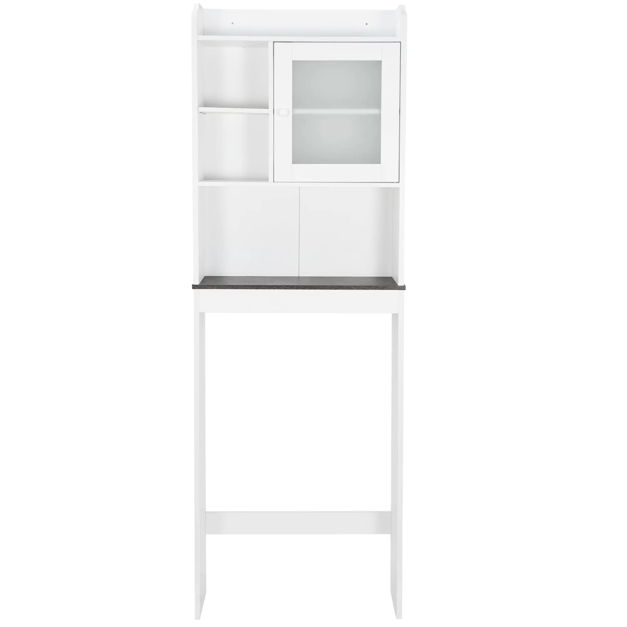 Quality Bathroom Renovation with Divided, Specifications: - Medium Density Fiberboard 68.3"H Model FB5F6A