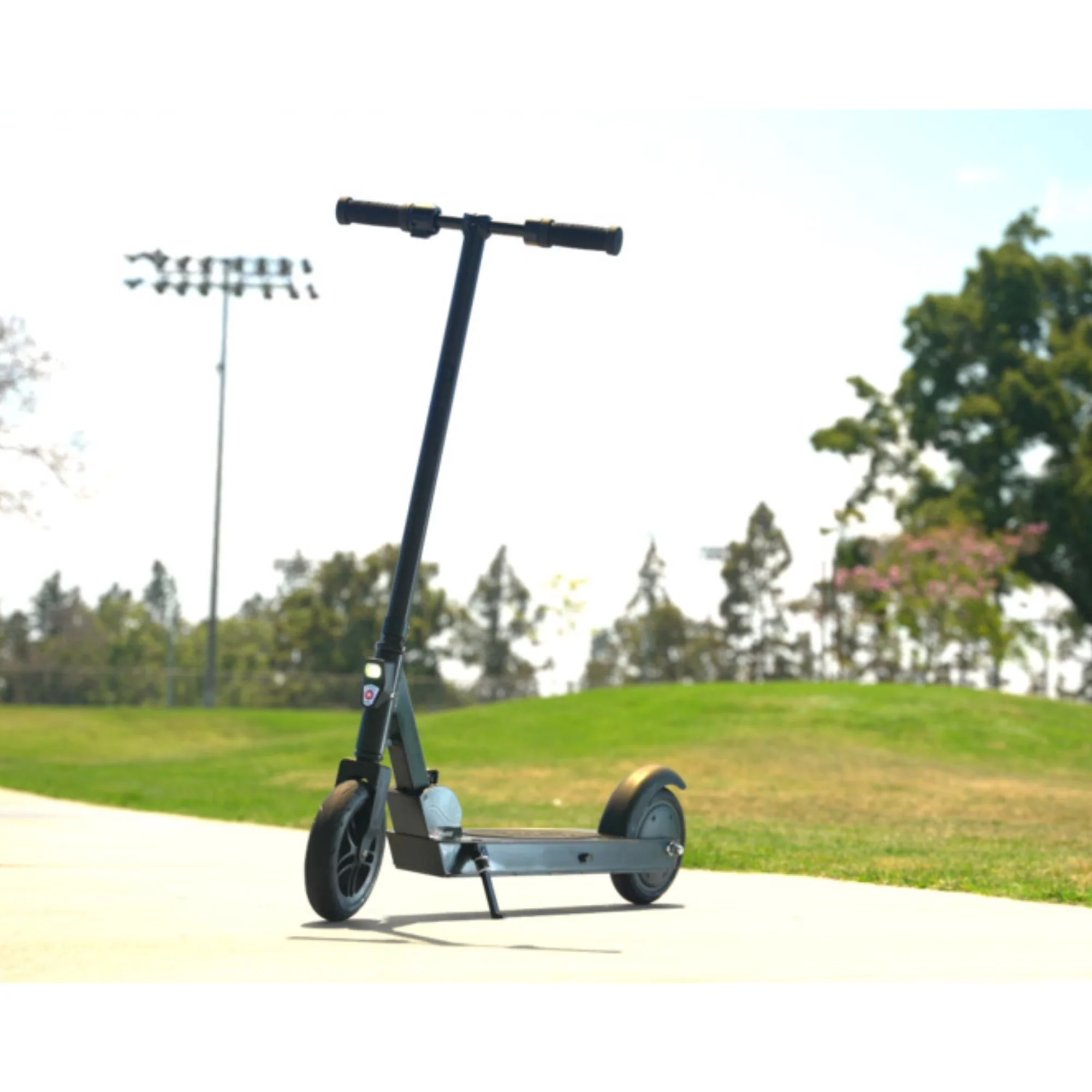 Durable Scooter with 300W, Portable, Icon Shadow Electric - Black Aluminum Model B9CBE2
