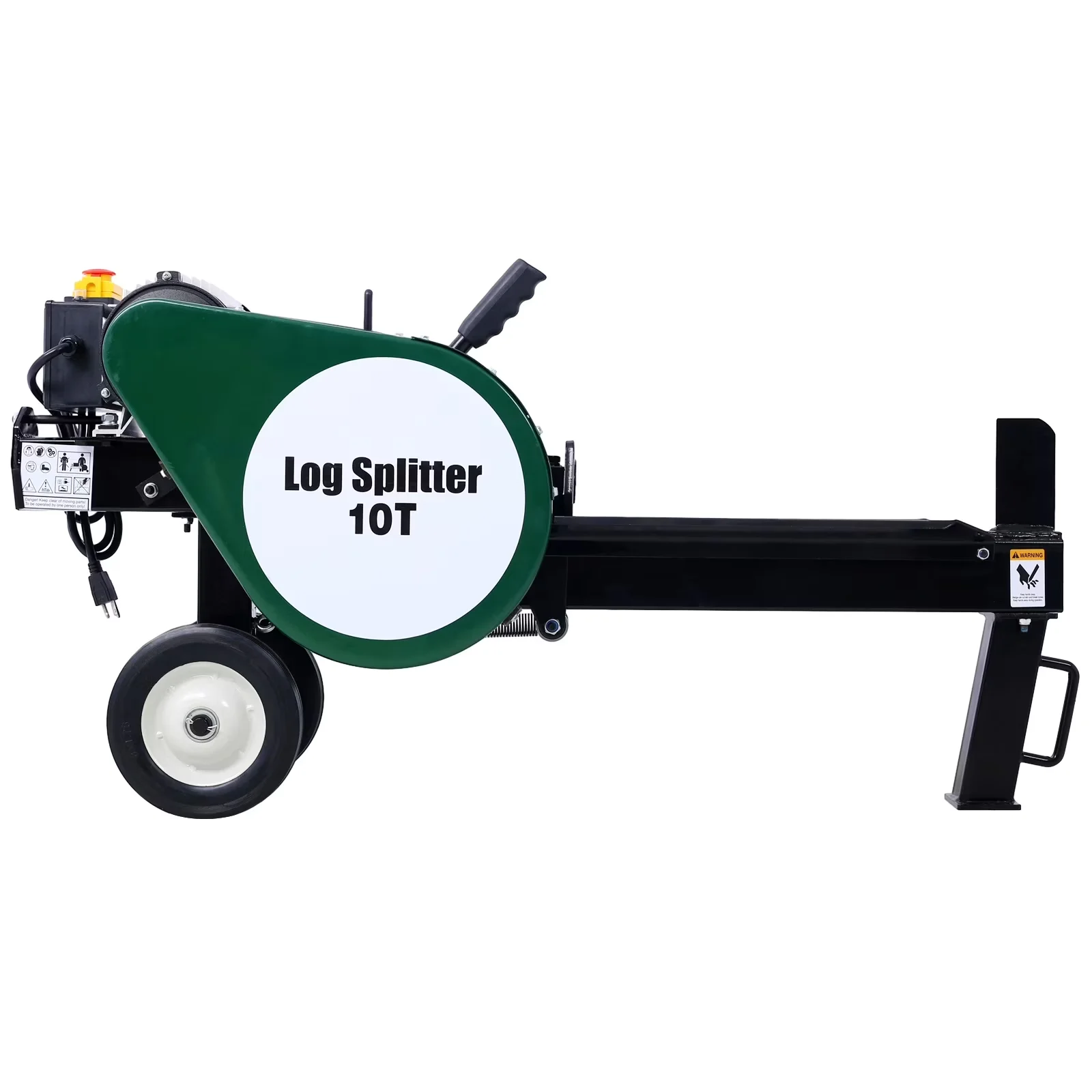 Professional Logsplitter with Wheeled - Green 16A - Rustic Charm Model D41B36