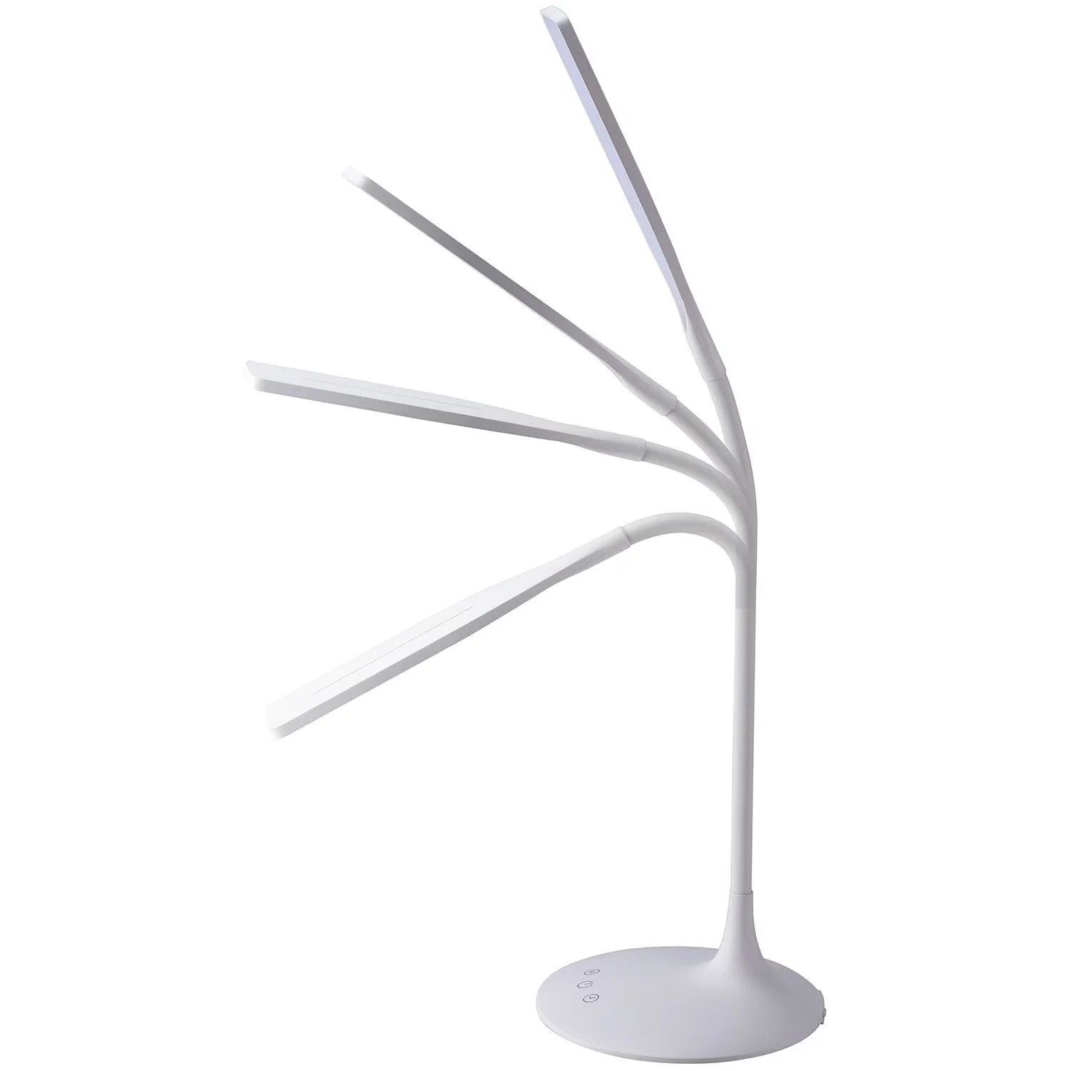 Innovative Desk Lamp with LED, Battery, Built-in battery with 4-hour life - White Plastic Model BCC050