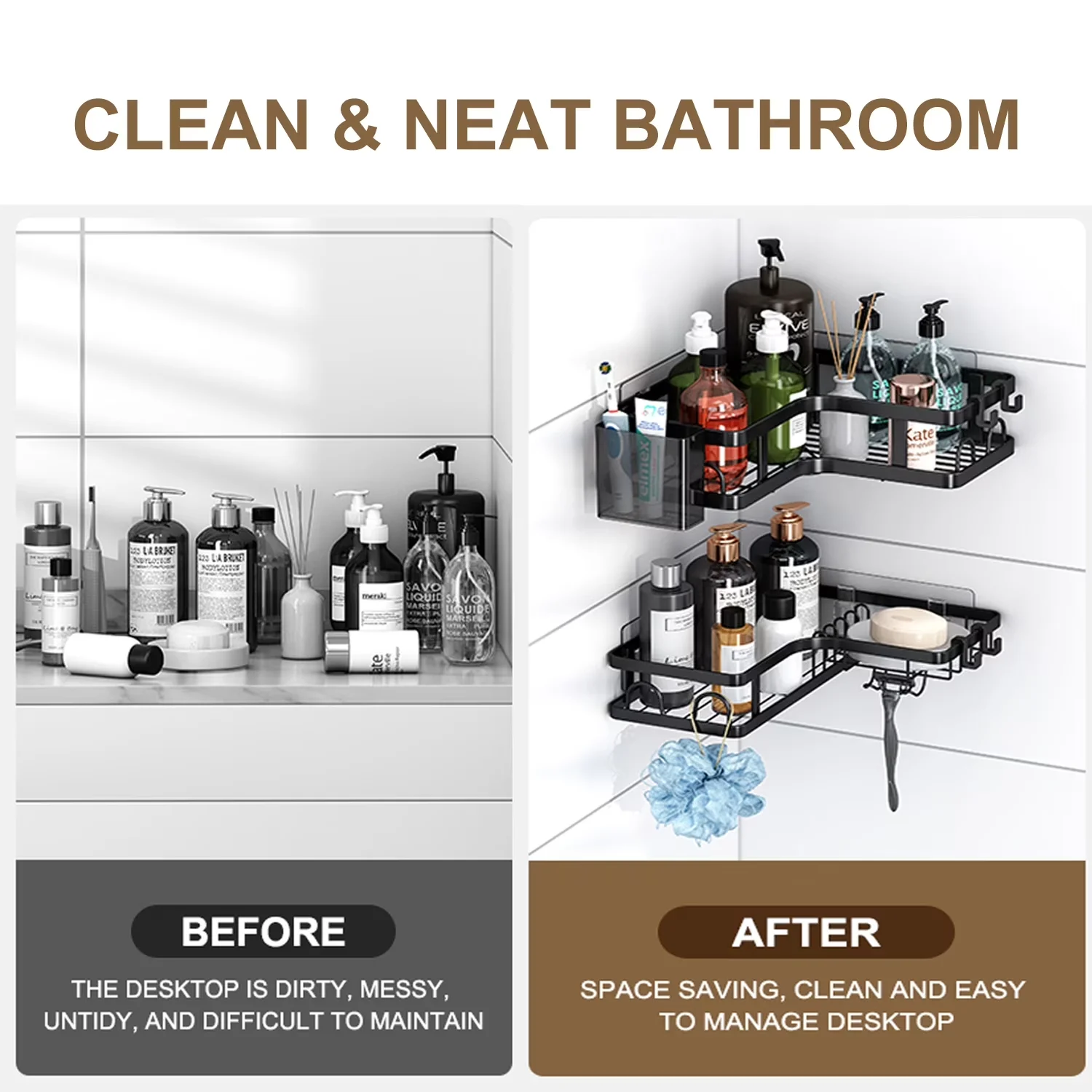 Sleek Bathroom Renovation with Rust Resistant, Product Size: - Black Stainless Steel for Bathroom Model 339862