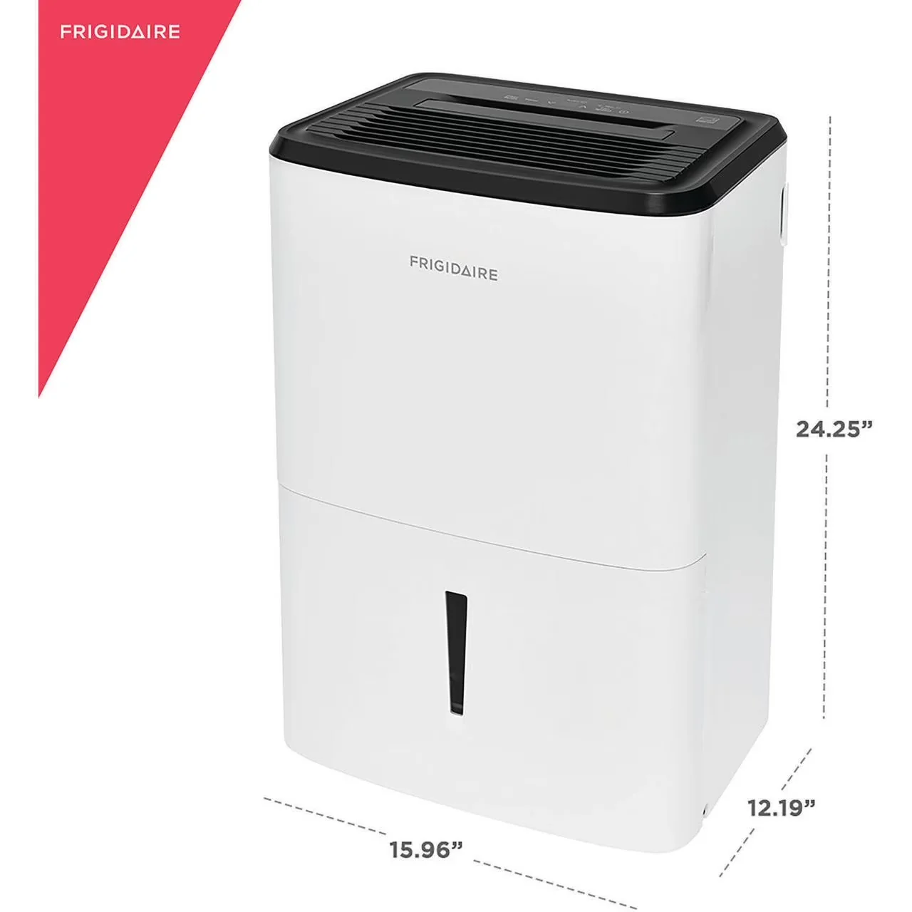 Durable Dehumidifier with Energy Efficient, Variable Speed, 50 pt 4500 sq ft in White - Model C288C5