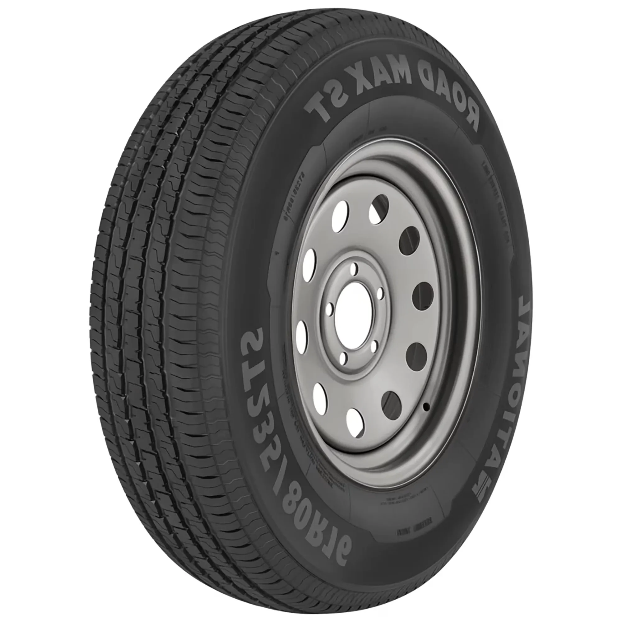 Innovative Trailer Tire with Fits Multiple Makes And Models, Road Max ST ST175/80R13 97/93M D - Model 80A811