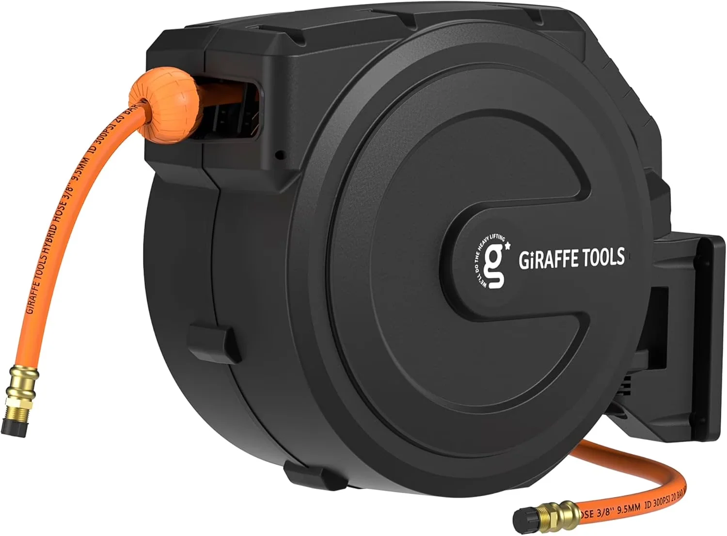 Air Tools Compressor Classic with Adjustable, 300 PSI, 3/8in-50 ft - Dark Grey Polypropylene Model 26F2C0