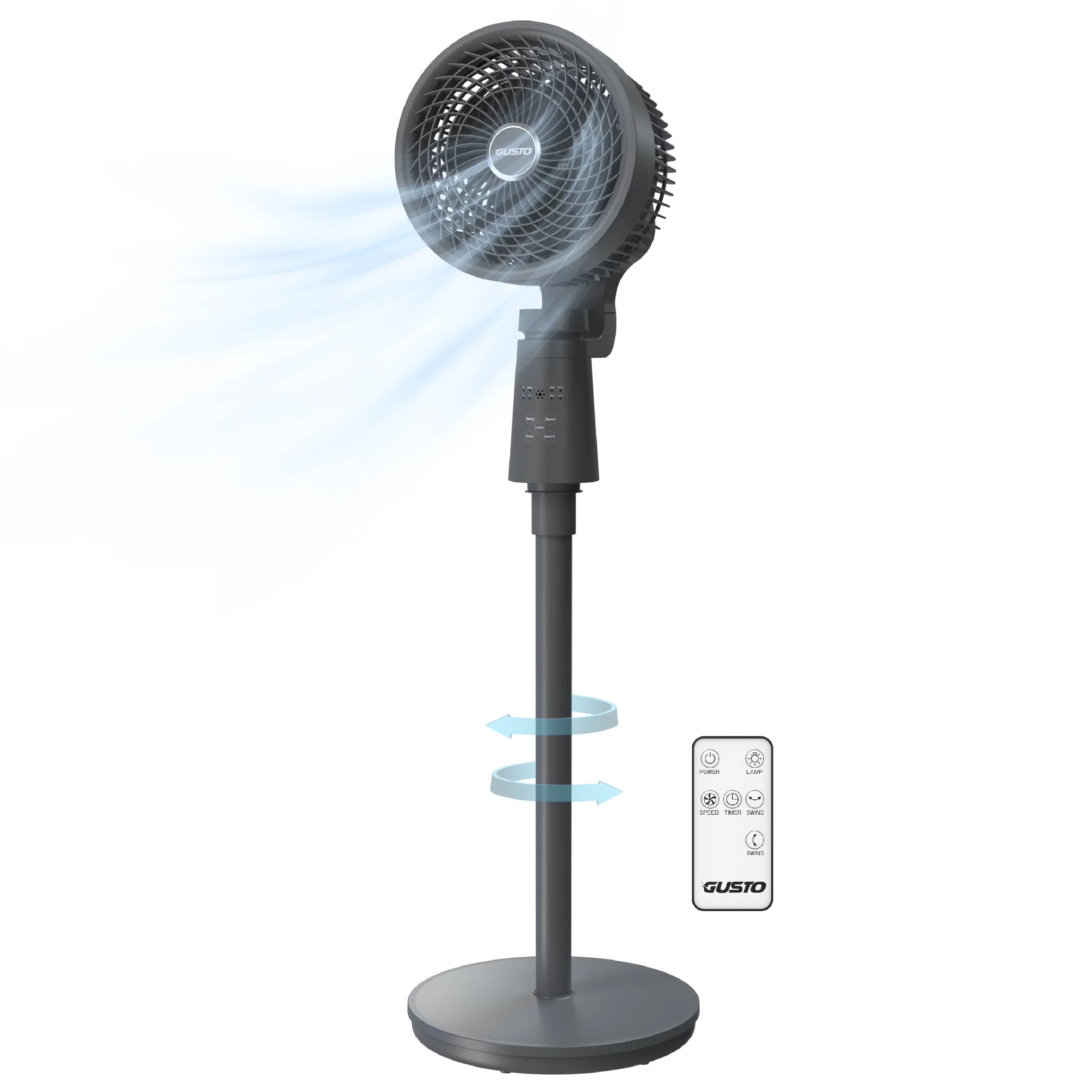 Quality Fans In Cooling with 40W, Tilt Mechanism, 40W Electric Fan - Gray Model CFEF25