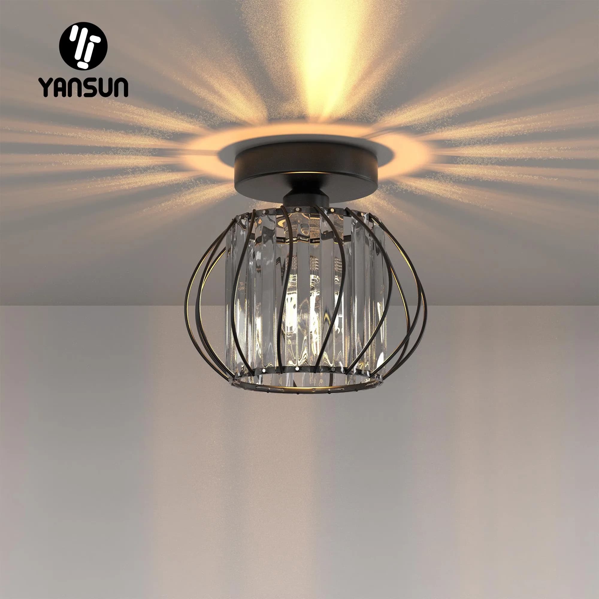 Stylish Ceiling Lights Fixture with Incandescent, Modern, 4.Excellent quality - Black Metal for Kitchen Model 99D581