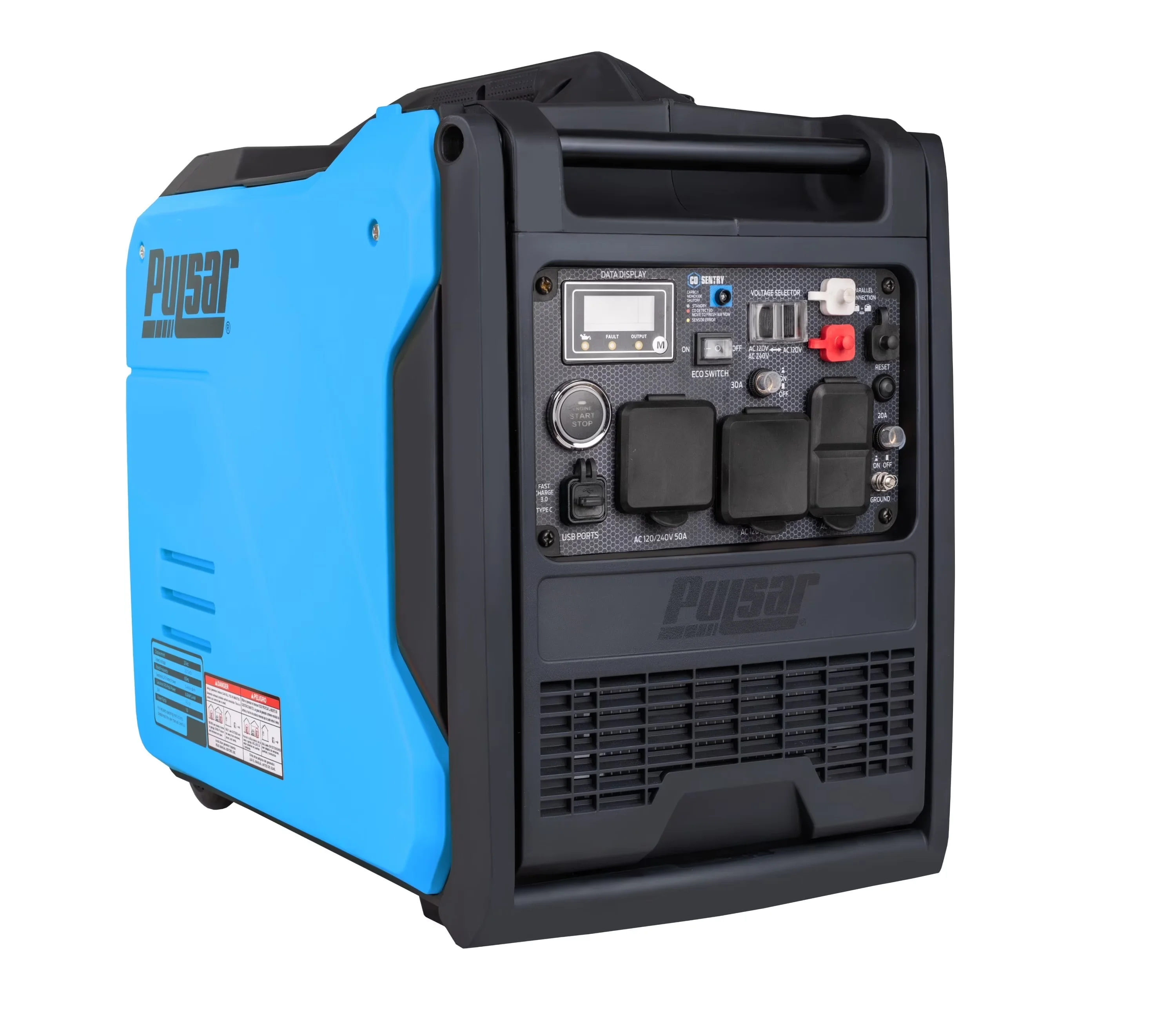 Modern Generator with 6000W, Low Oil Shutdown, 6000W Dual Fuel Inverter - Model 6F35C7