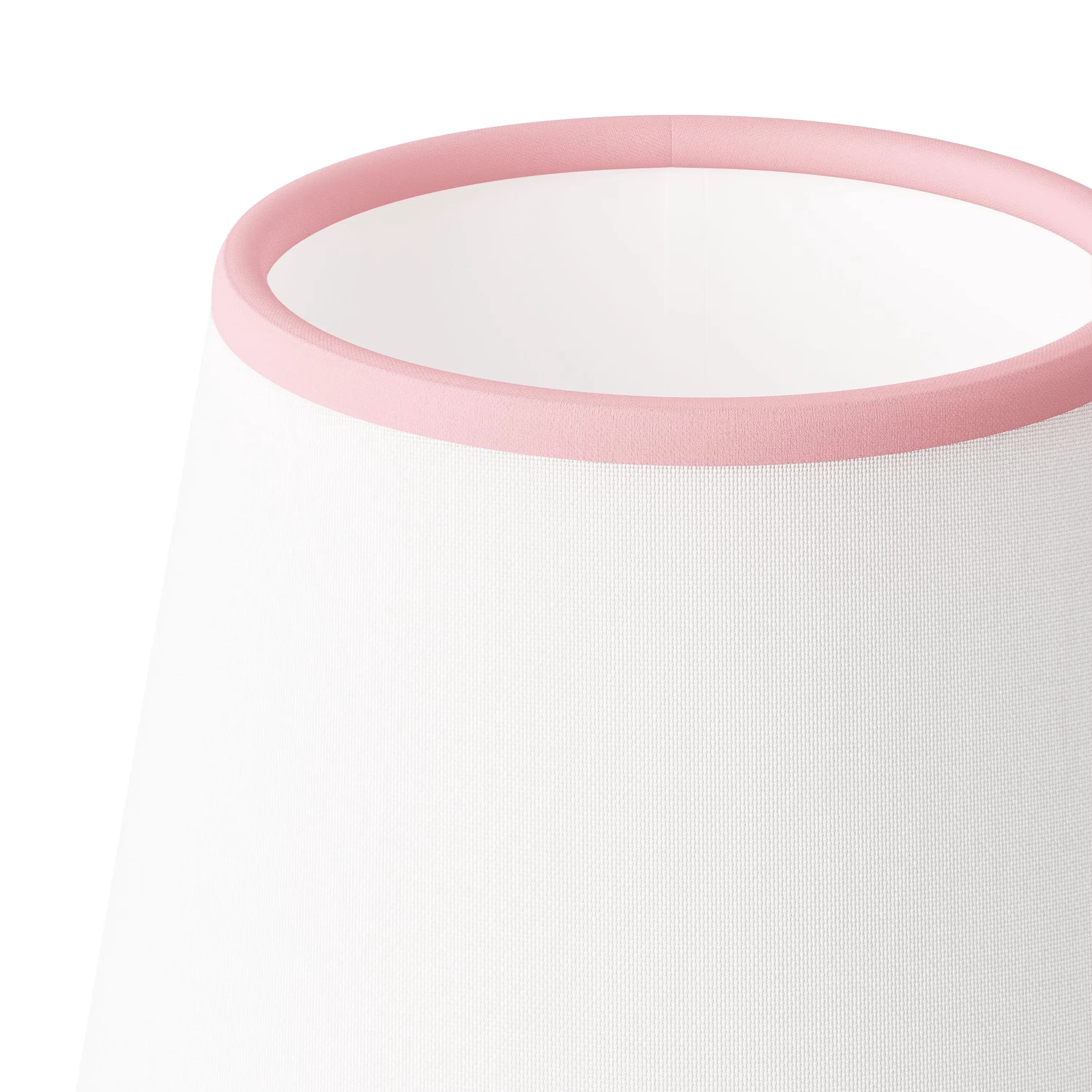 Table Lamp Versatile with Incandescent, Standard Lamps, Modern - White Polyresin, Metal, Fabric Model 20535F