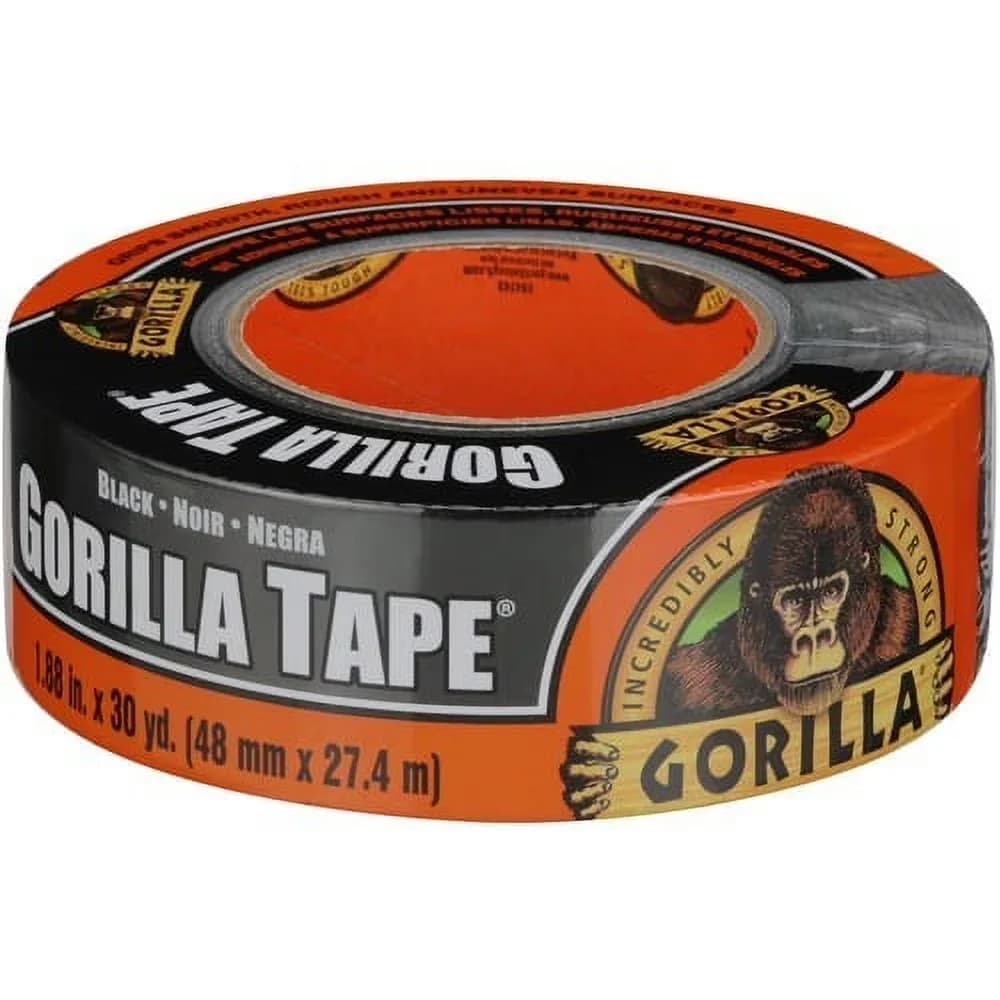 Quality Adhesives Glues In Paint Supplies Tool with Color - Black, Black Tape 30 yd Length x 1.88" Width, Durability - Temperature... Model 760AC8