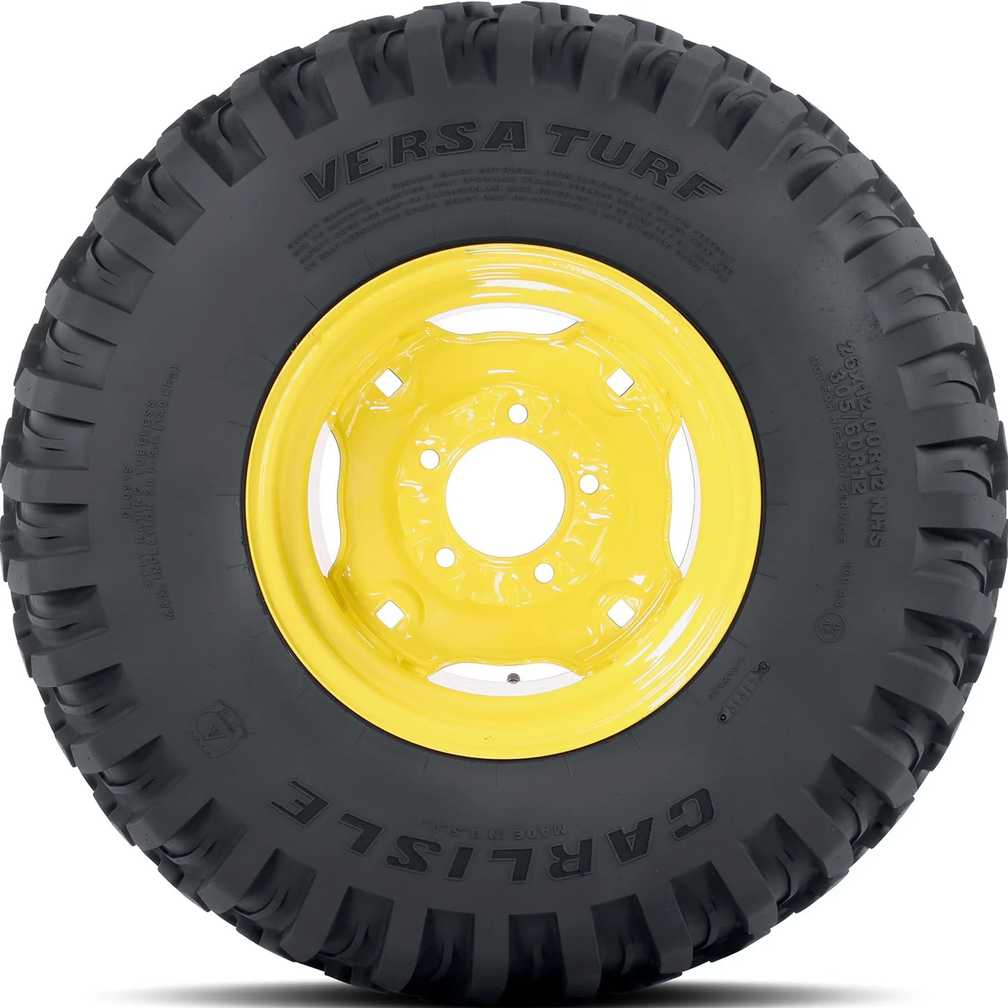 Sleek Golf Cart Tire with Durable Construction, Fits Multiple Makes And Models - Model 52D2CA