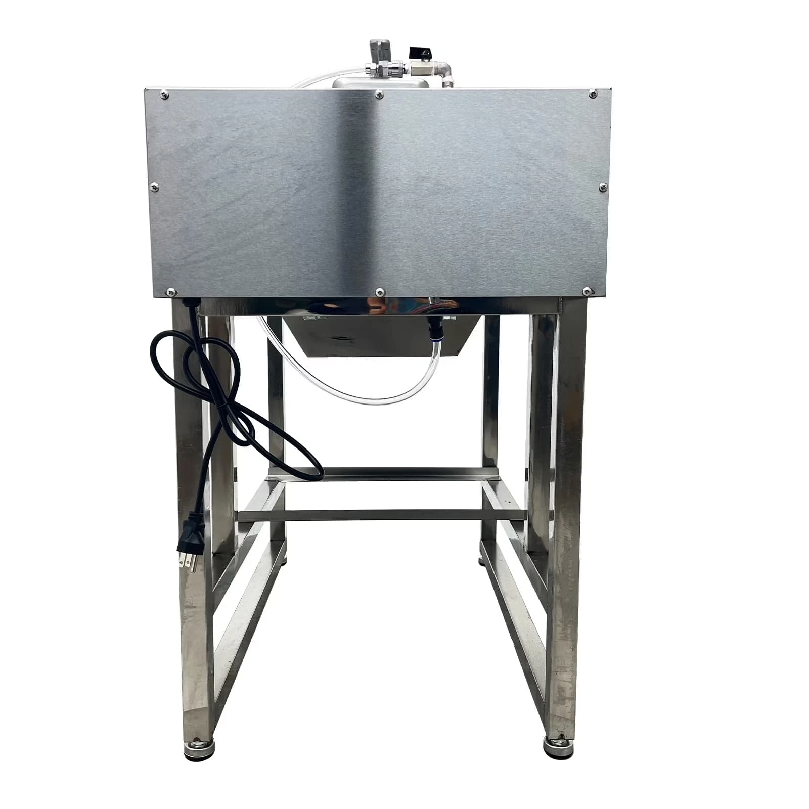 Essential Outdoor Fryer with 110V, Digital Timer - Silver Stainless Steel Model 1BA2DD
