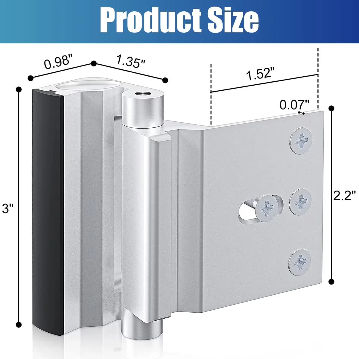 Kitchen Renovation Sleek with Adjustable, 3Pcs - Aluminum Alloy 3" 3inch Model 6F3DC9