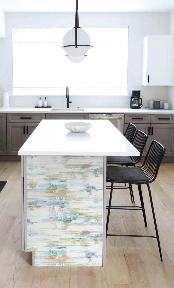 Quality Wallpaper with Removable, Brushed Stripe Peel and Stick - Vinyl Multicolor Model 459CE2