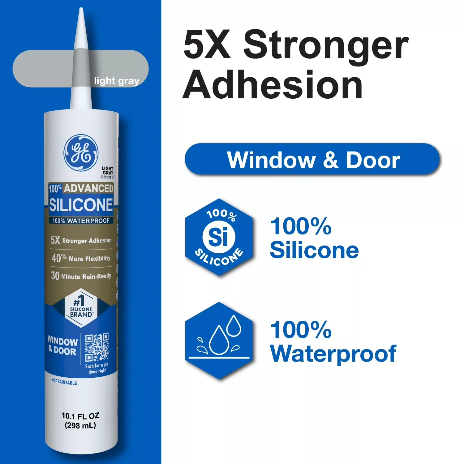 Adhesives Glues In Paint Supplies Tool Premium with Durable, Color: Gray, Pack of 1 - Gray Silicone Model 517CE0