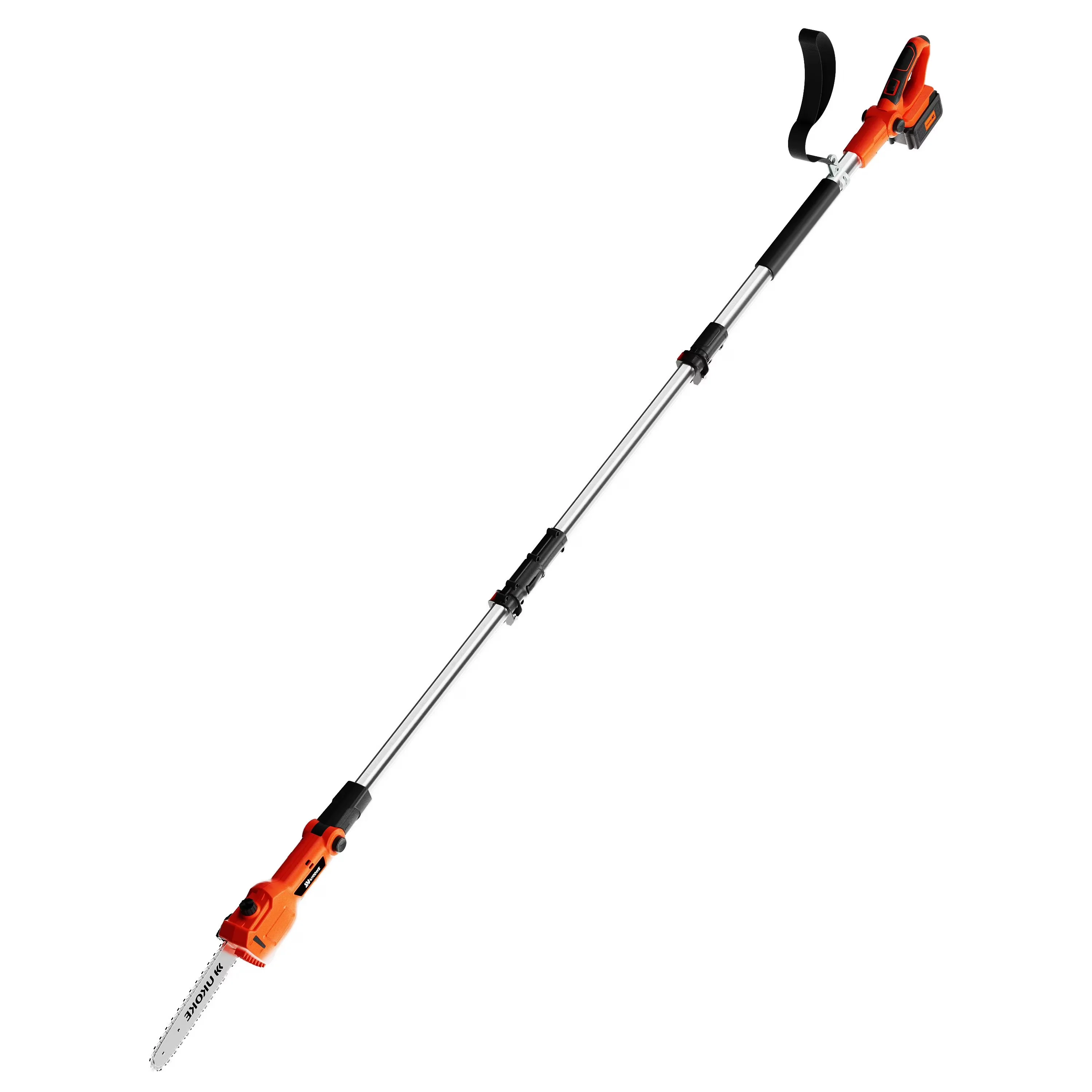 Reliable Pole Saw with Battery, 40V, Telescoping - Orange - Industrial Grade Model 6D11B9