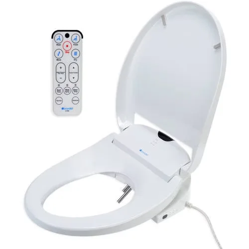 Toilet Seats And Lid Modern with Heated Seat, Instant ceramic core heater, White - Plastic White Model 776230