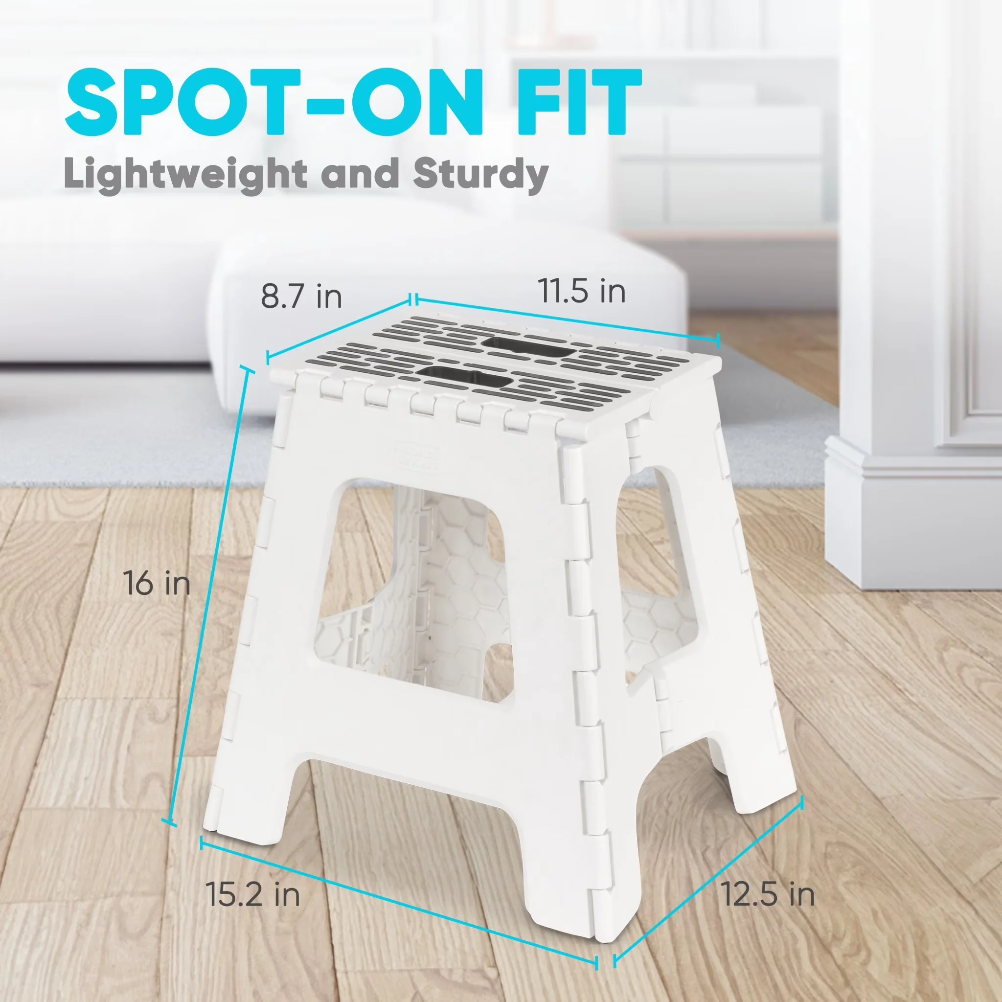 Ladders And Step Stool Professional with Foldable, Anti-Slip, Carbon Fiberglass Folding - Plastic Gray Model 609B49