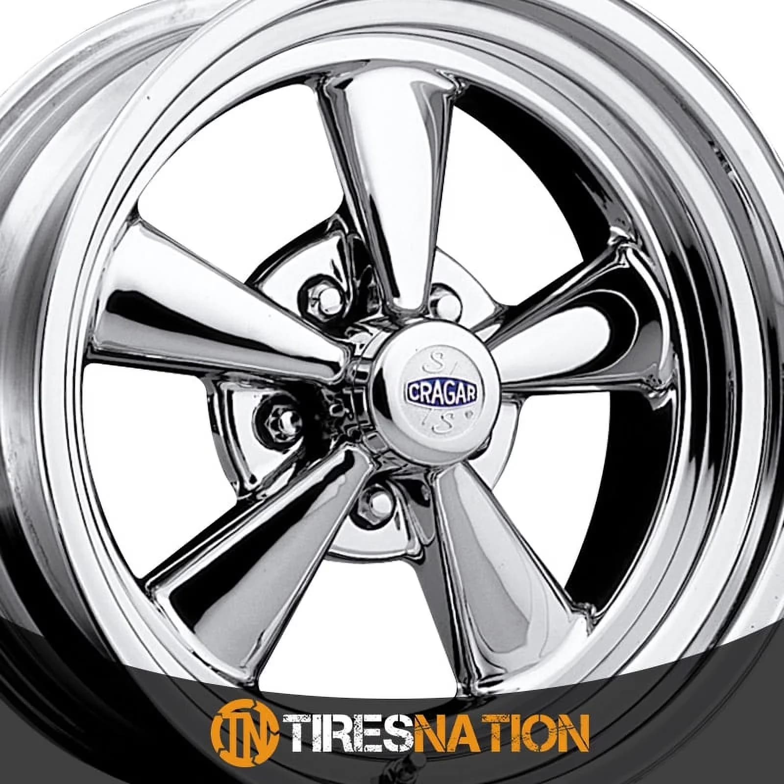 Compact Wheels And Rim - Silver Aluminum/Steel 2-PC - Commercial Quality Model A97C4B