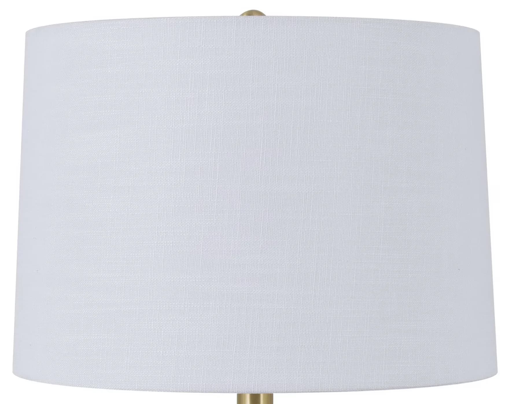 Premium Lamp with Transitional, Standard Lamps, 20” inch White Ball Table - Polyresin White Model DB5798