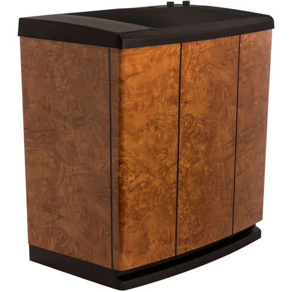 Efficient Humidifier with Oak Burl - Brown H12-400HB - Contemporary Style Model 8A7CBA