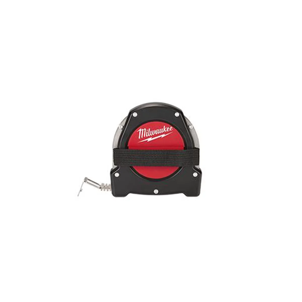 Efficient Measuring Layout with Heavy Duty, Tool 100 Ft. Closed Reel Long Tape - Steel Black Model 41384E