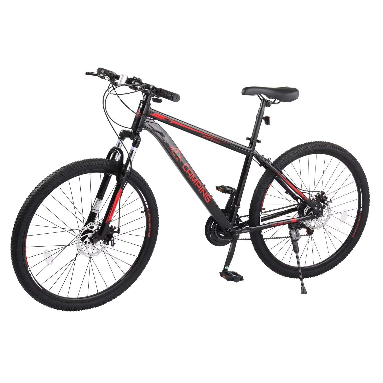 Durable Mountain Bike with Lightweight, Ktaxon 27.5" 21 Speed - Black - Professional Series Model D927AD