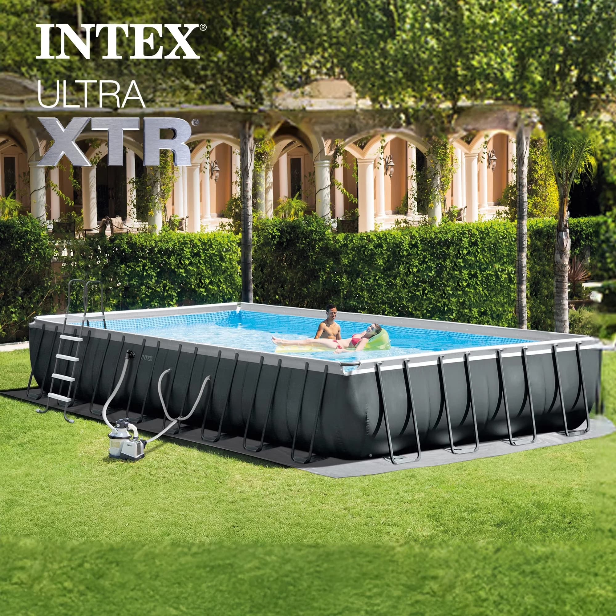 Above Ground Pool Versatile with Puncture Resistant, Uv Resistant - 32ft Model 1F9F63