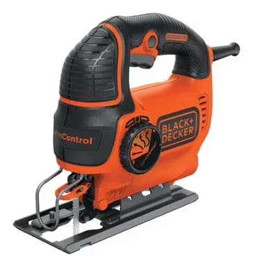 Power Saw Quality with Adjustable, Variable Speed, Curve Control 5-Amp Jig - Black Model FE75A8