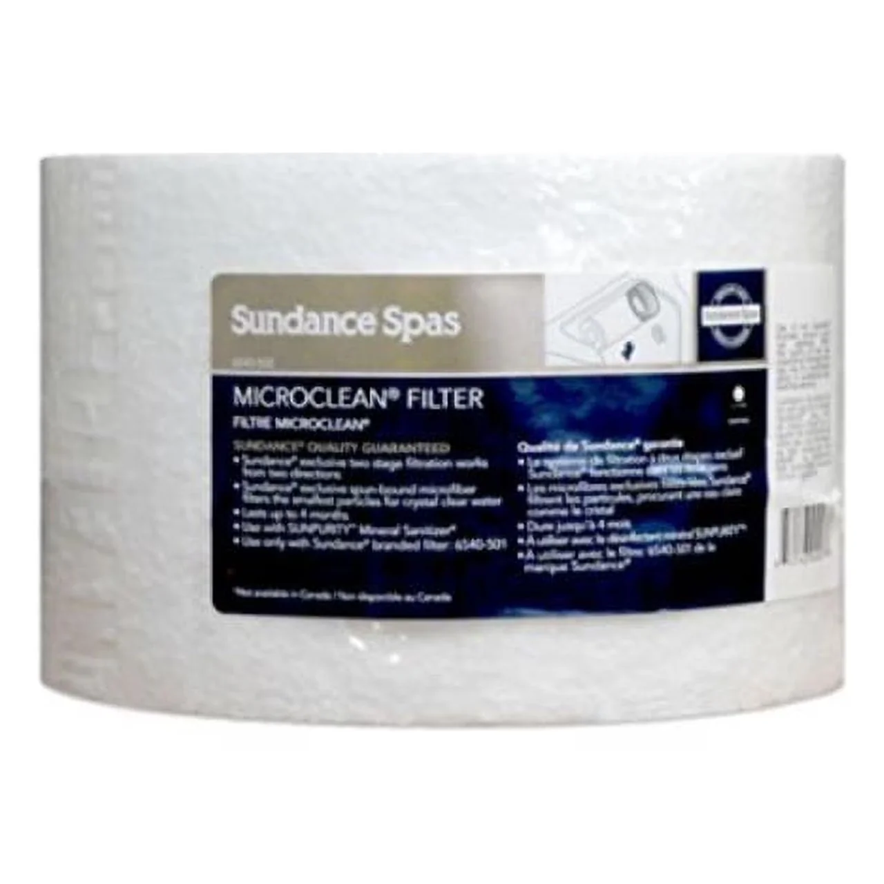 Essential Hot Tub with 8.5" Diameter Compatible, Microclean Disposable Filter Cartridge - Model A58D43
