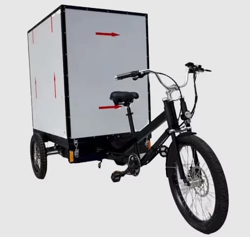 Electric Bike Premium with Battery, 500W - Black - Contemporary Style Model 3AB504