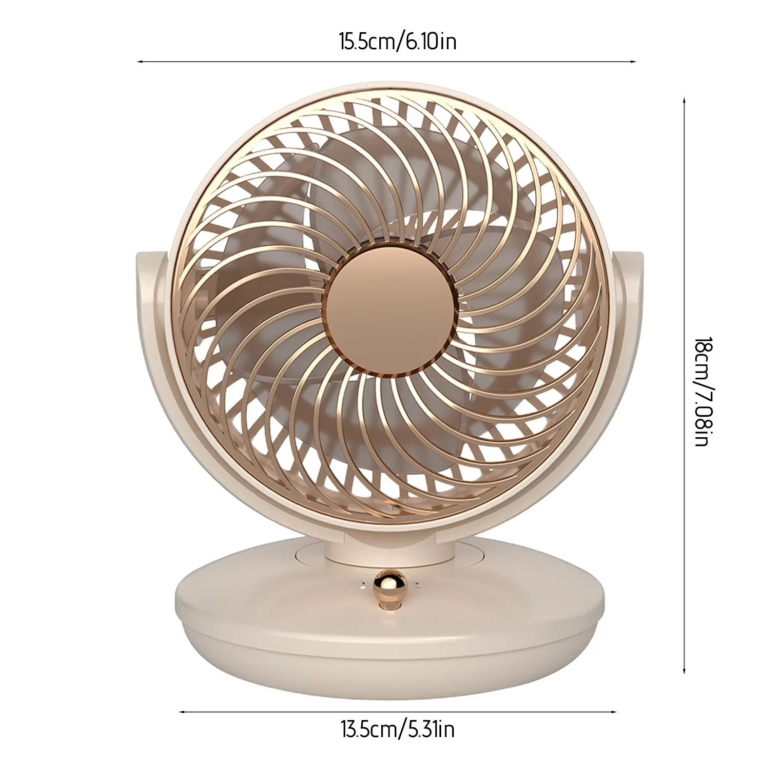 Modern Fans In Cooling with Adjustable Height, Whole Room Circulator Fan - Abs Beige Model 399614