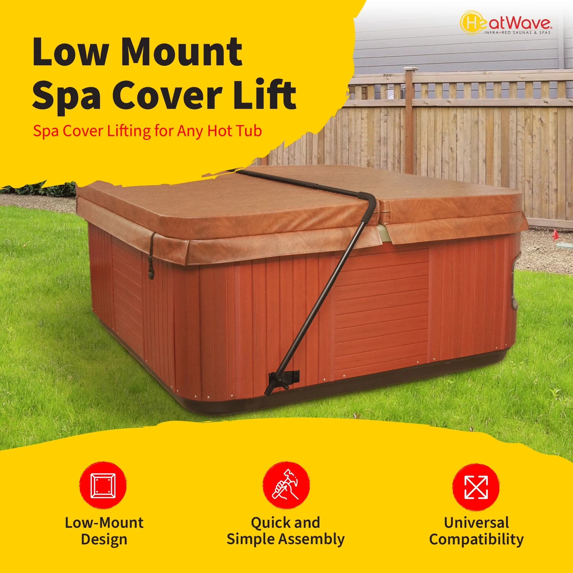 Durable Hot Tub with Won't rust or corrode over time, Backed by a 1-year warranty - Powder-Coated Steel Black Model BCDD29