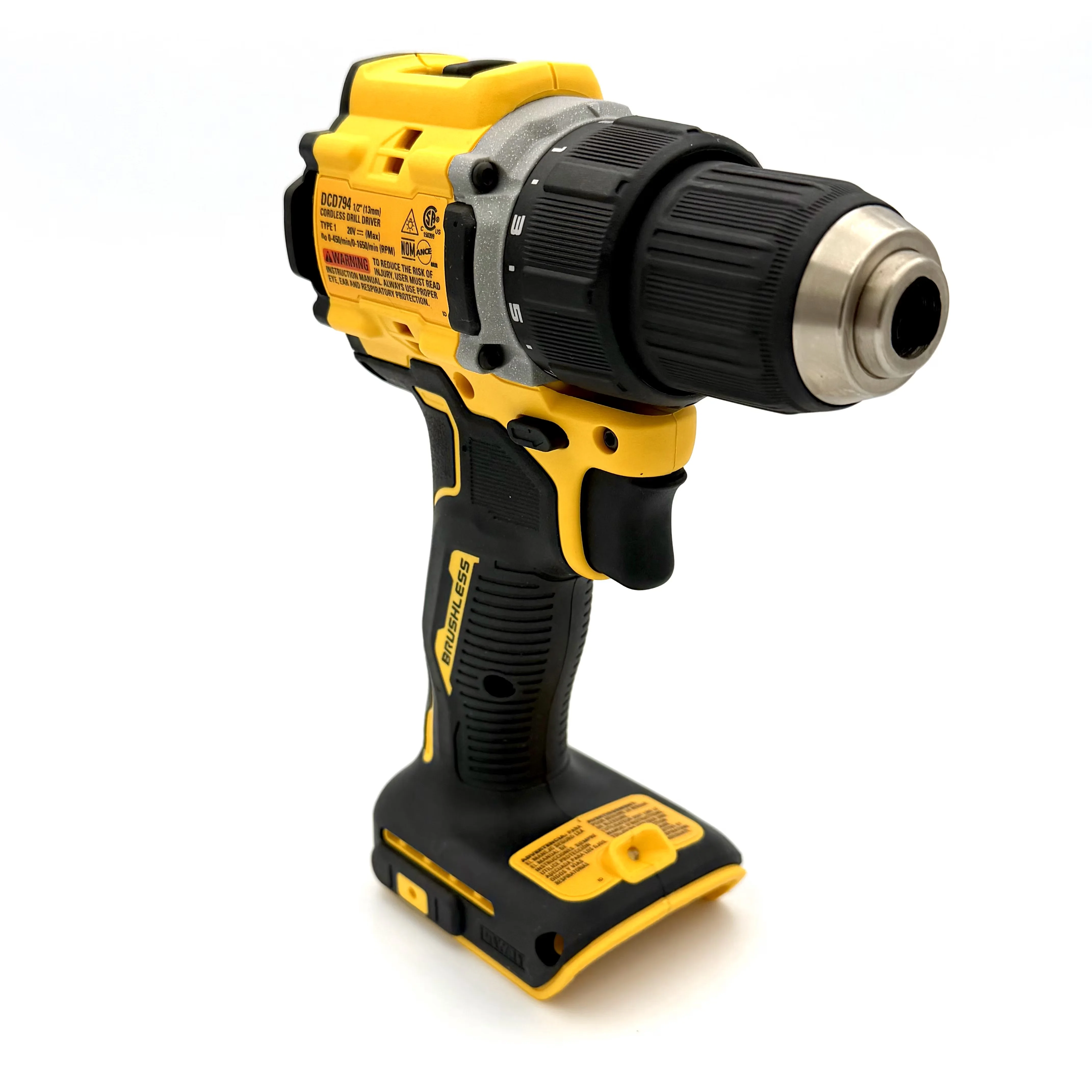 Drills Driver Innovative with Battery, 20V, Brushless Motor - 1/2 in. DCD794B Model C3419B