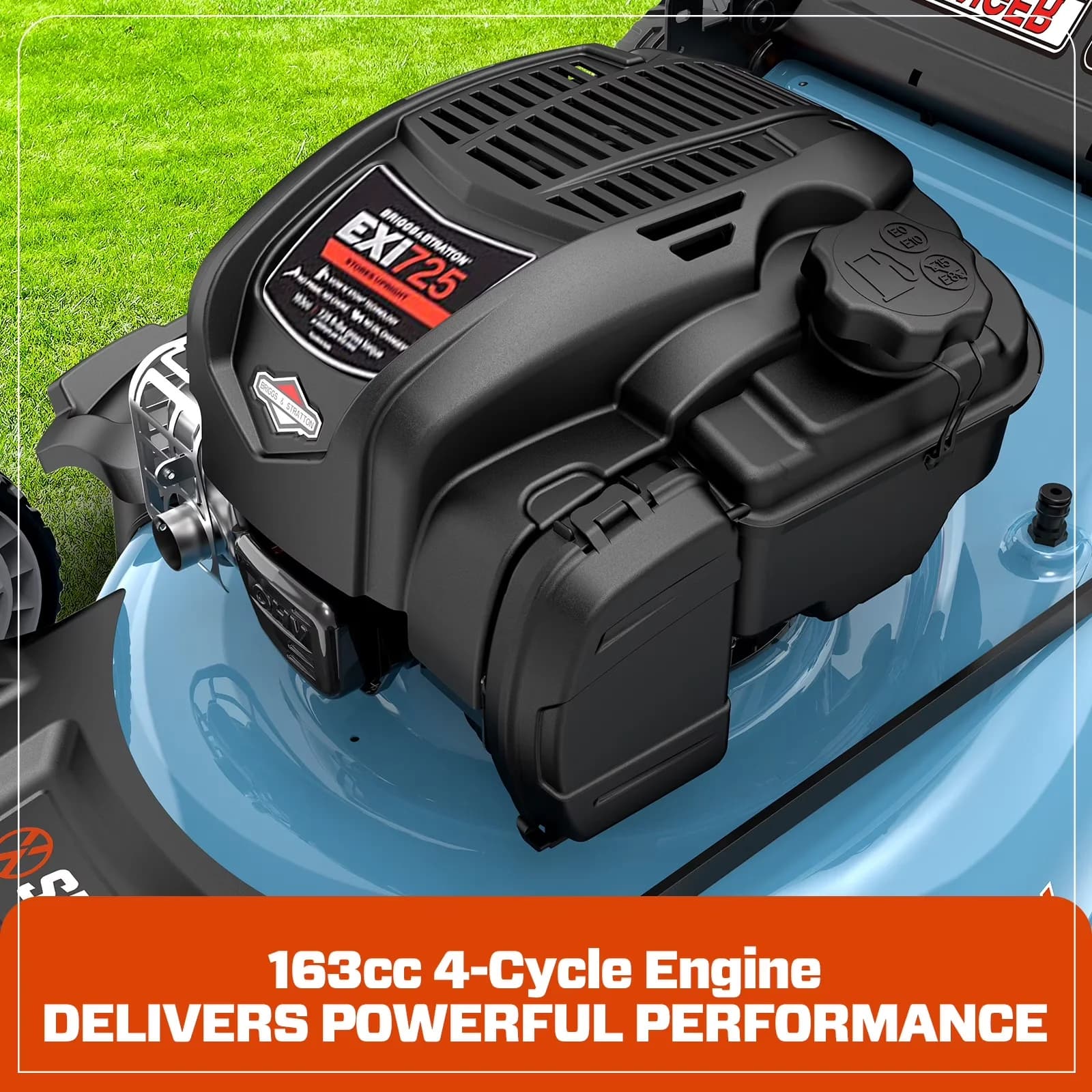 Professional Push Mower with Mulching, LSSG-H2, 163cc 4-Cycle - Self - Standard Series Model 9881E7