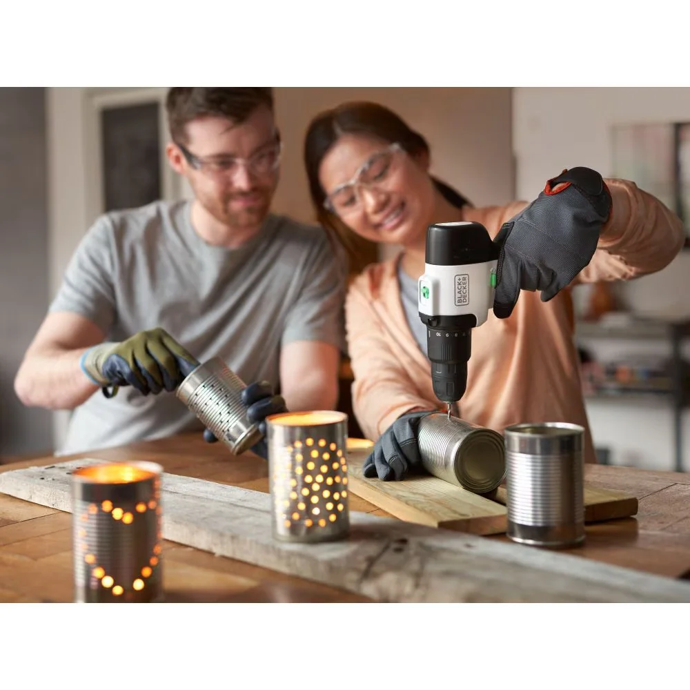 Drills Driver Classic with Battery, 12V, Lightweight - White - Sleek Profile Model F77666