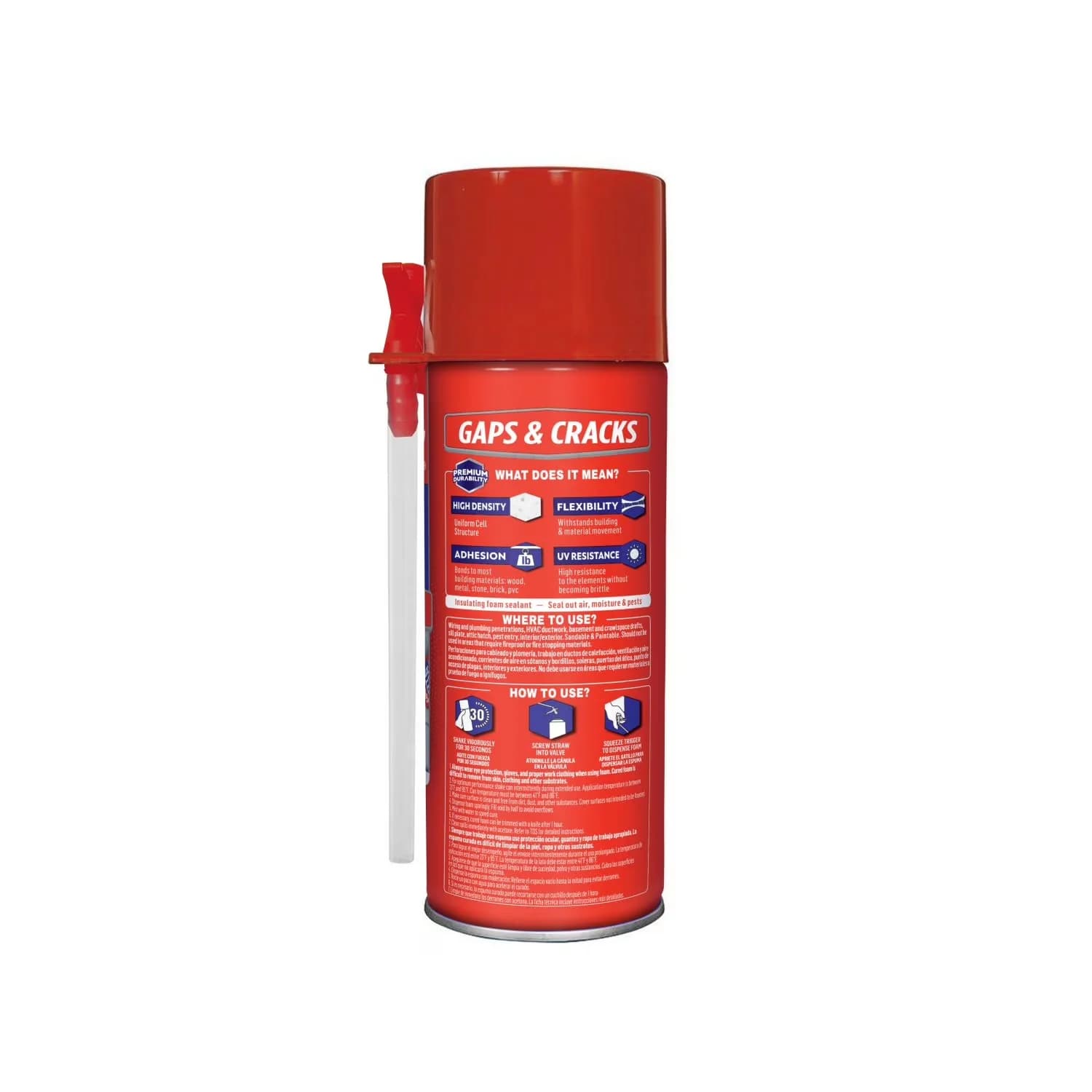 Building Material Efficient with Expandable, Weather-Resistant - Polyurethane White Model 0E3260
