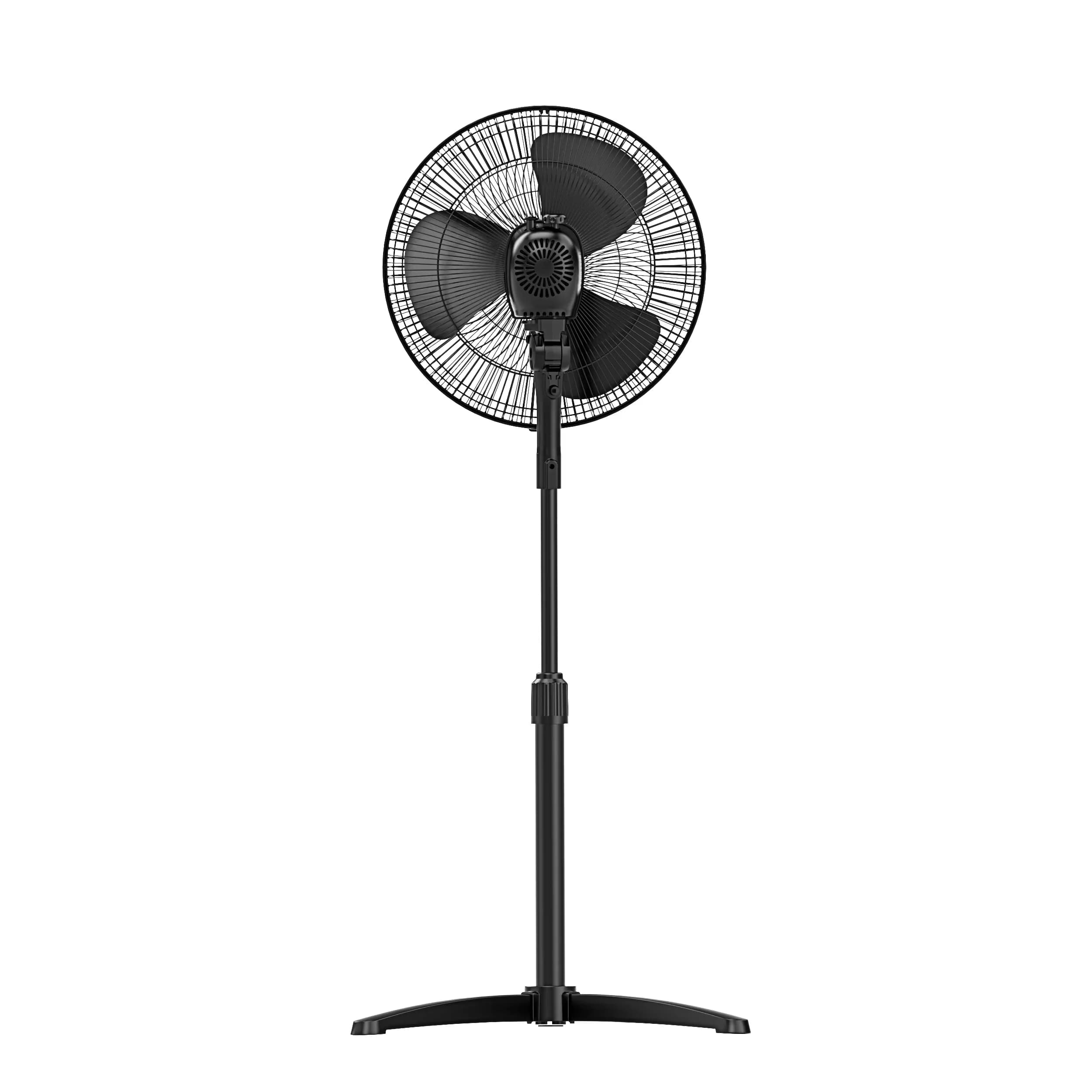 Professional Fans In Cooling with Oscillating, 16" Oscillating Pedestal Fan - Plastic Black Model 796562