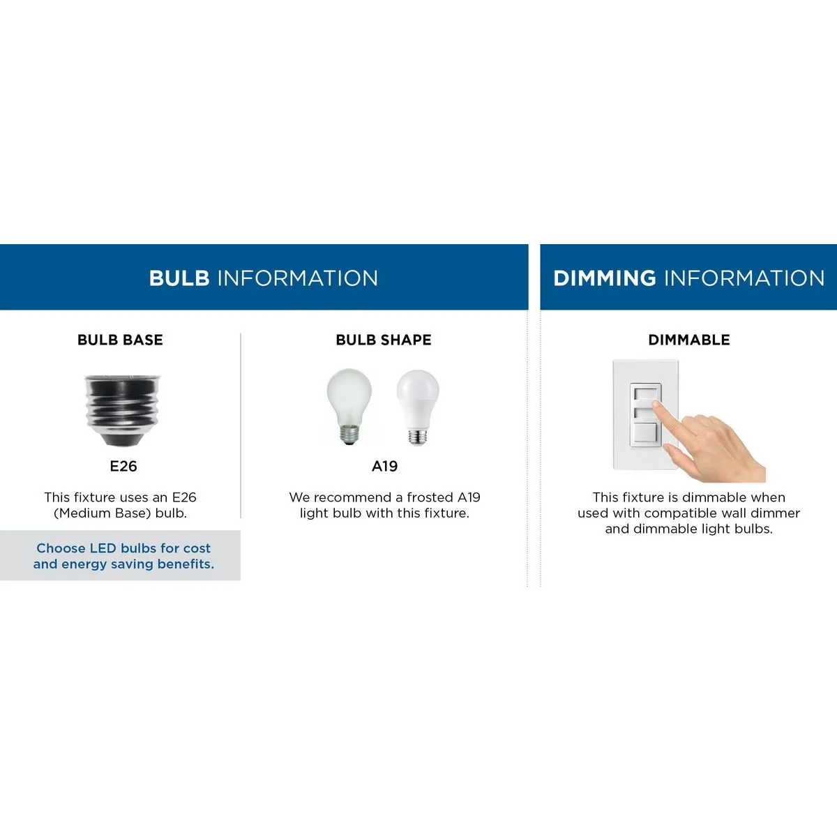 Reliable Ceiling Lights Fixture with Incandescent, Dimmable - Steel White Model 27D23D