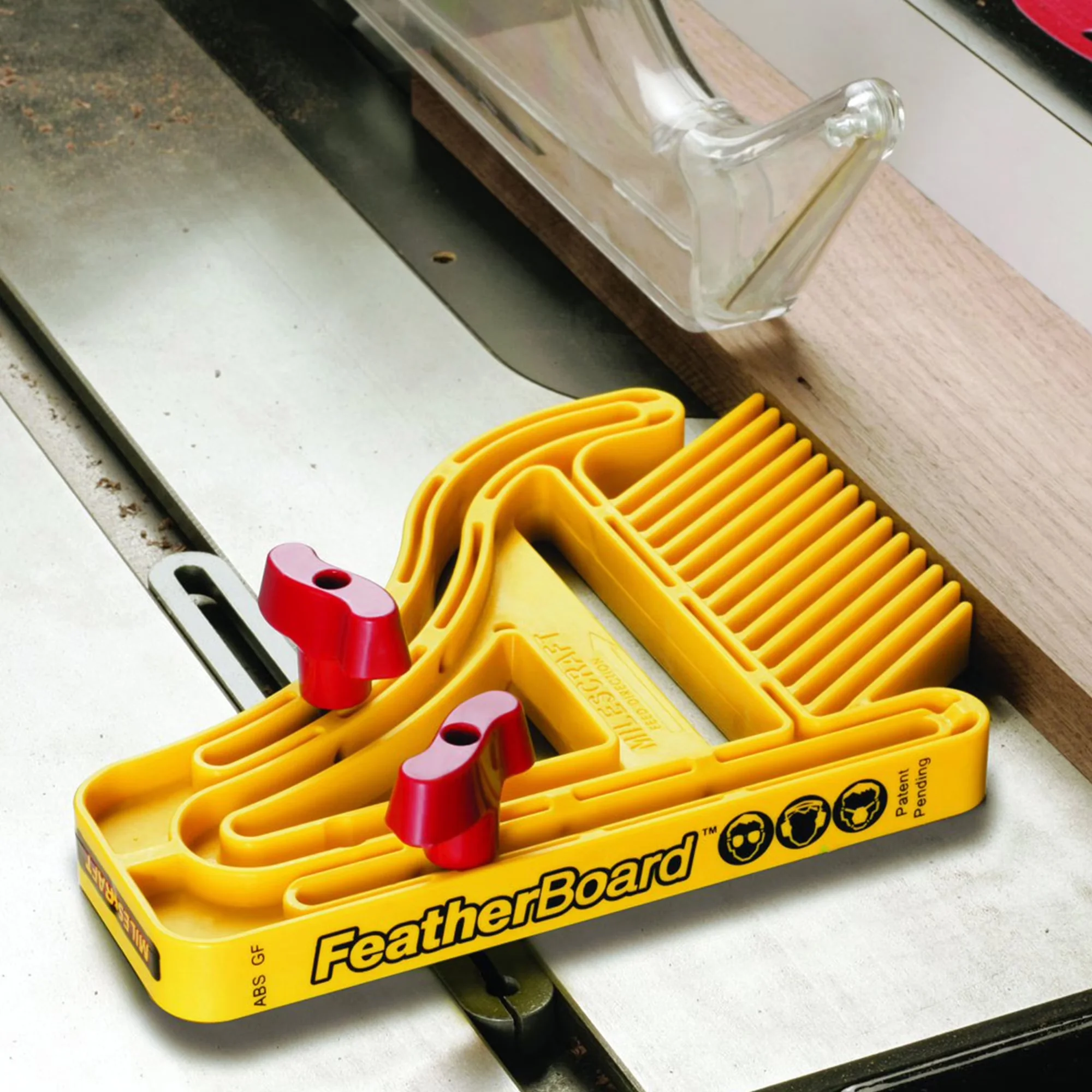 Modern Power Saw with 1406 FeatherBoard - Contemporary Style Model AB257E