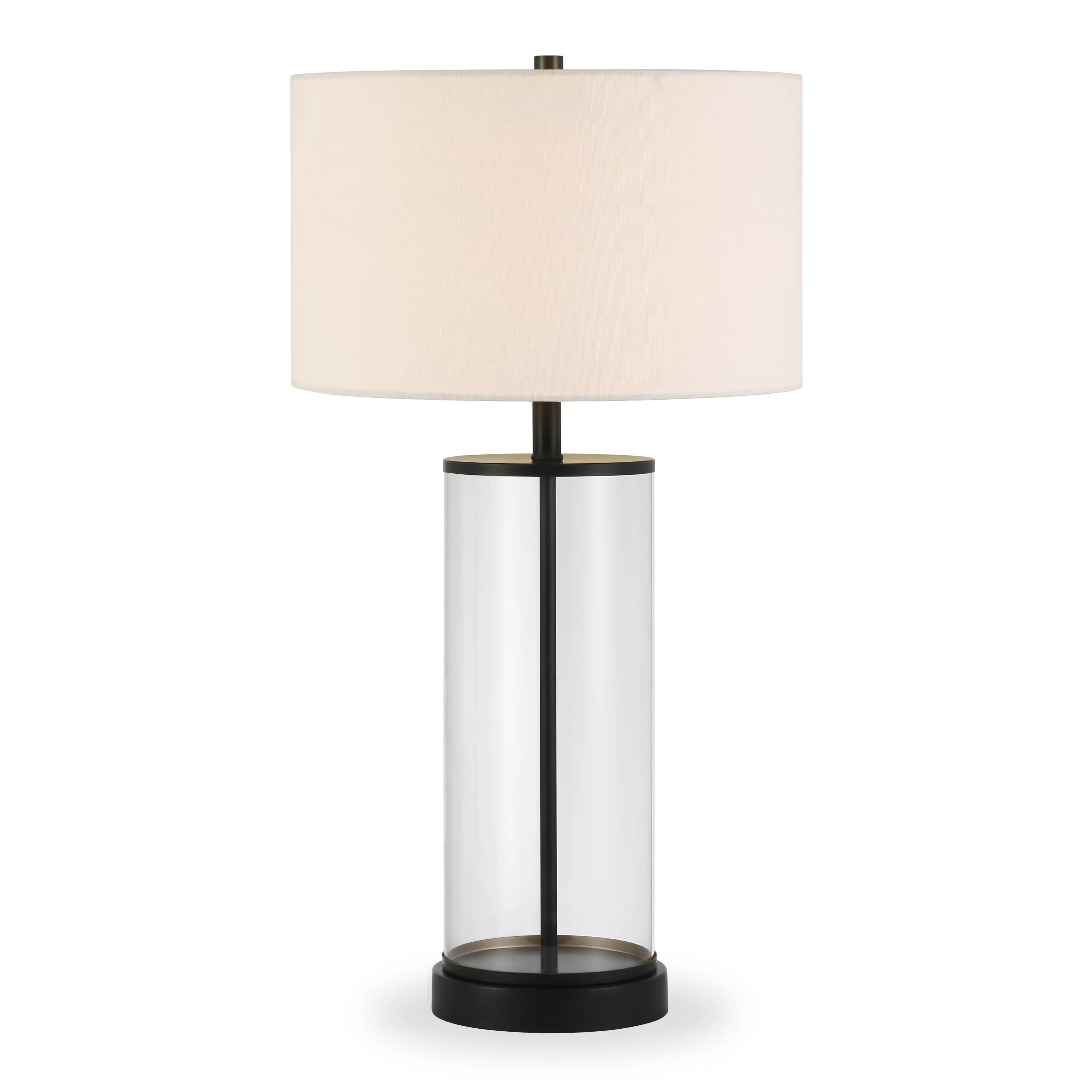 Stylish Table Lamp with Incandescent, Standard Lamps, Contemporary - Black Glass/Metal Model AF9A4E