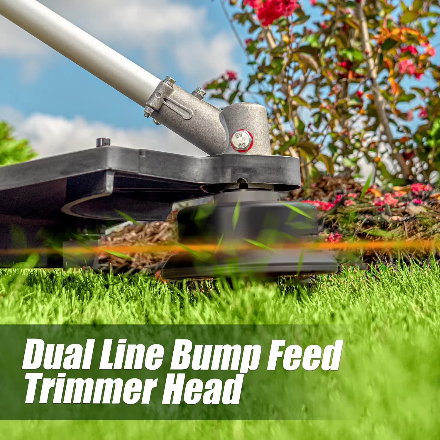 String Trimmer Stylish with Attachment Capable, Electric Start 25cc 2 Cycle - Black Model 994CB0