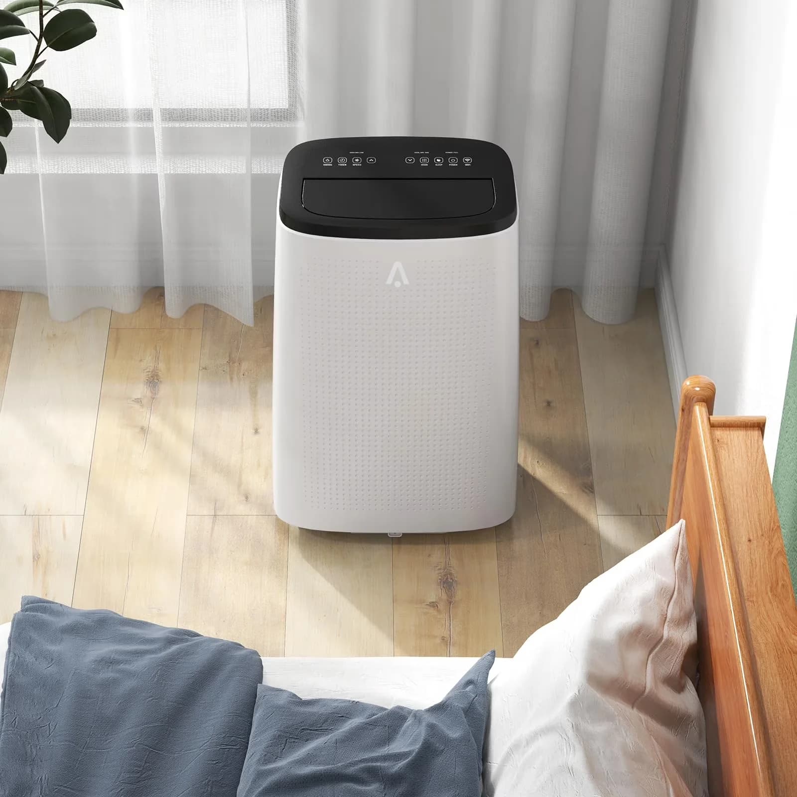 Air Conditioner Durable with LED, 14000 BTU, 14000 BTU Portable - Black Model 41A2D7
