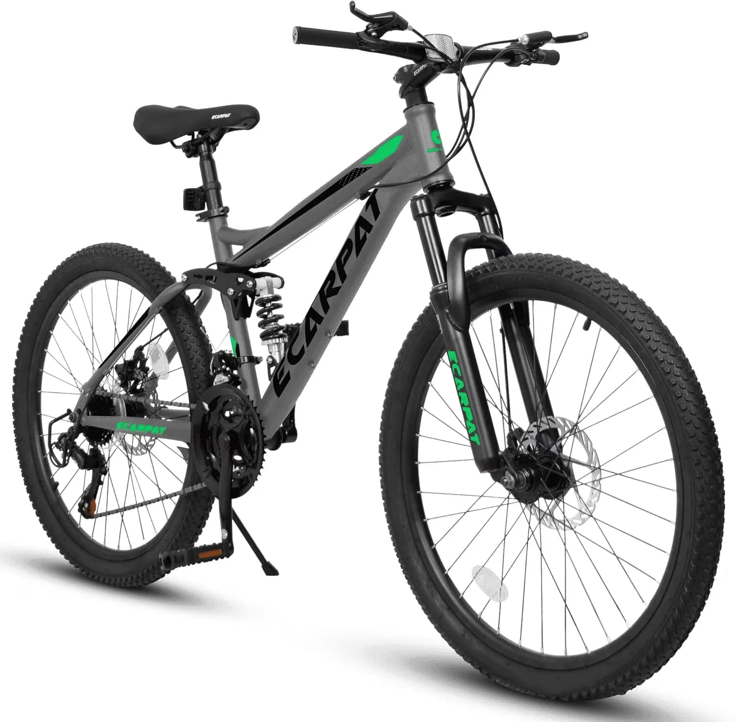 Classic Mountain Bike with 24" - Gray Adults - Rustic Charm Model 510701