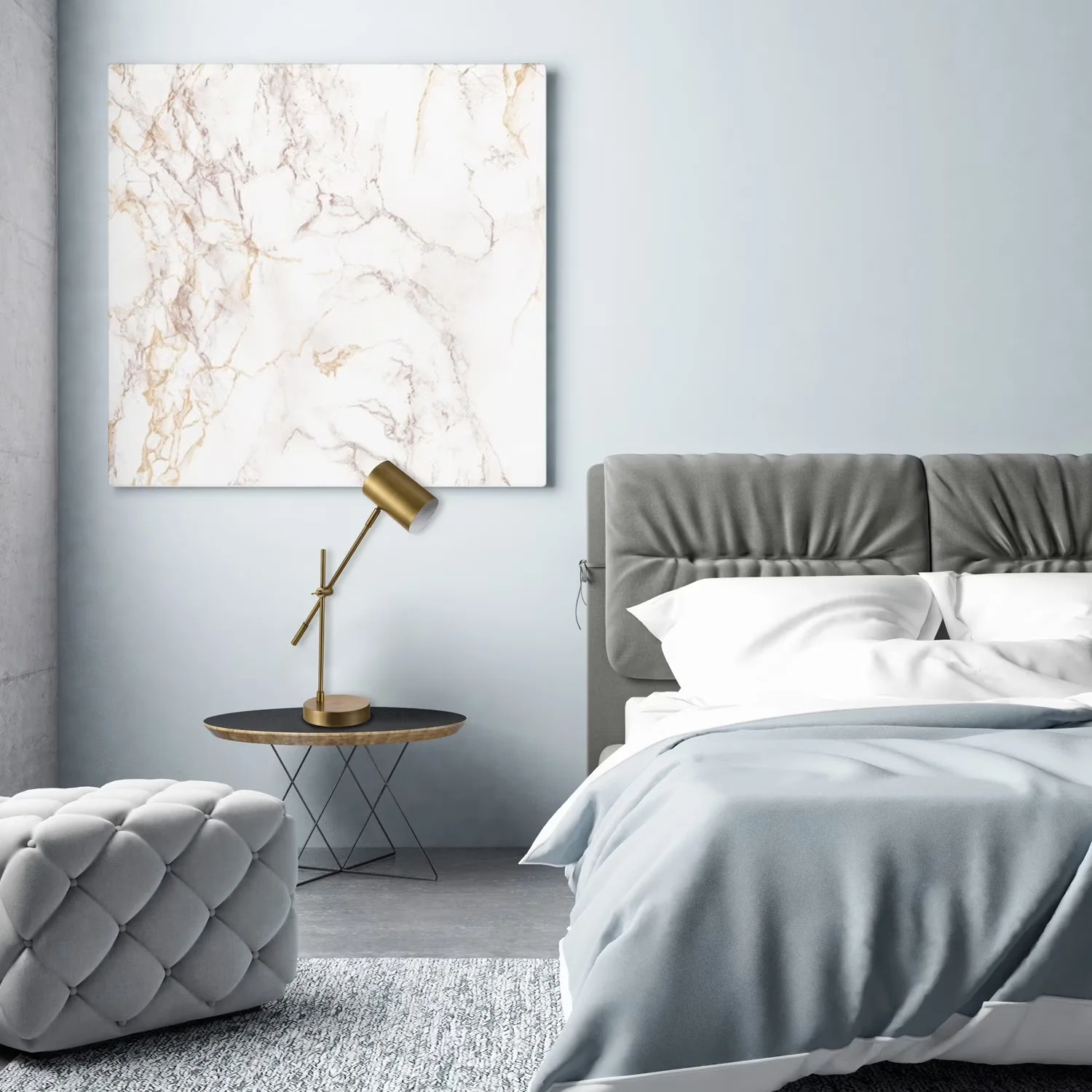 Desk Lamp Versatile with LED, Swing Arm Lamps, Standard Lamps - Gold Metal Model 1A98CB