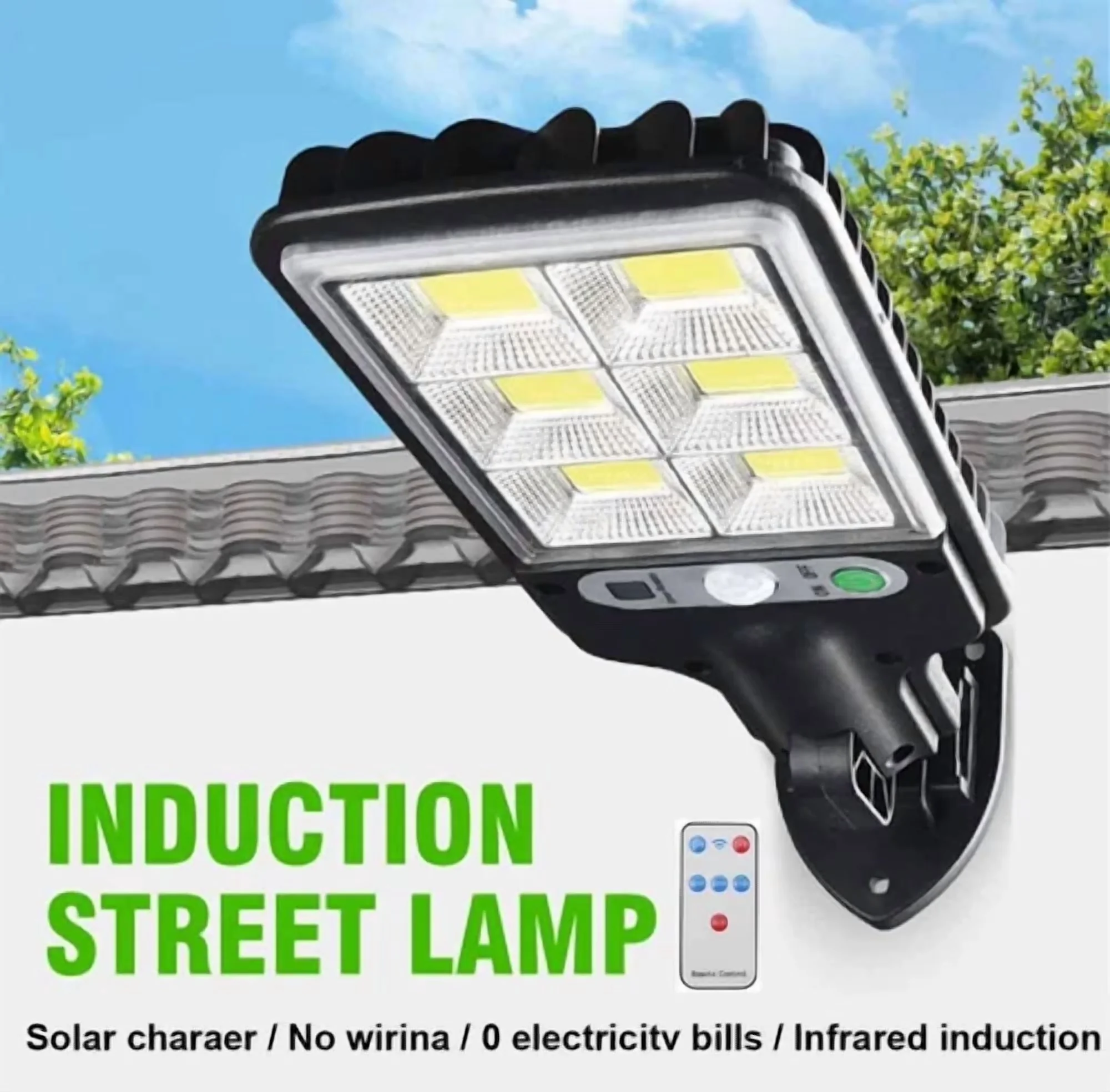 Sleek Led Lighting with LED, Solar - Black - Essential Collection Model 646CC5