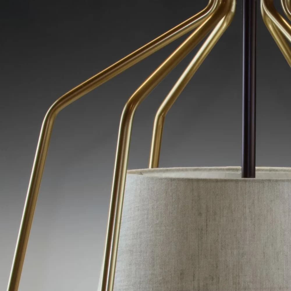 Ceiling Lights Fixture Premium with Incandescent, Farmhouse, Energy Efficient - Steel Bronze Model D9BDF0